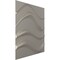 Ekena Millwork 19 5/8in. W x 19 5/8in. H Wave EnduraWall Decorative 3D Wall Panel Covers 2.67 Sq. Ft. WP20X20WVBAL - alternate 4